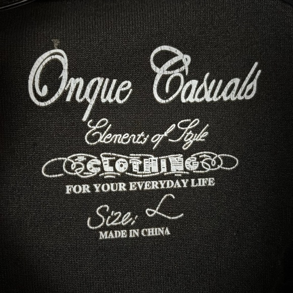 Onque Casuals Women’s Velour Snowflake Winter Cold Full Zip, Black/Gold, Large - Picture 4 of 7